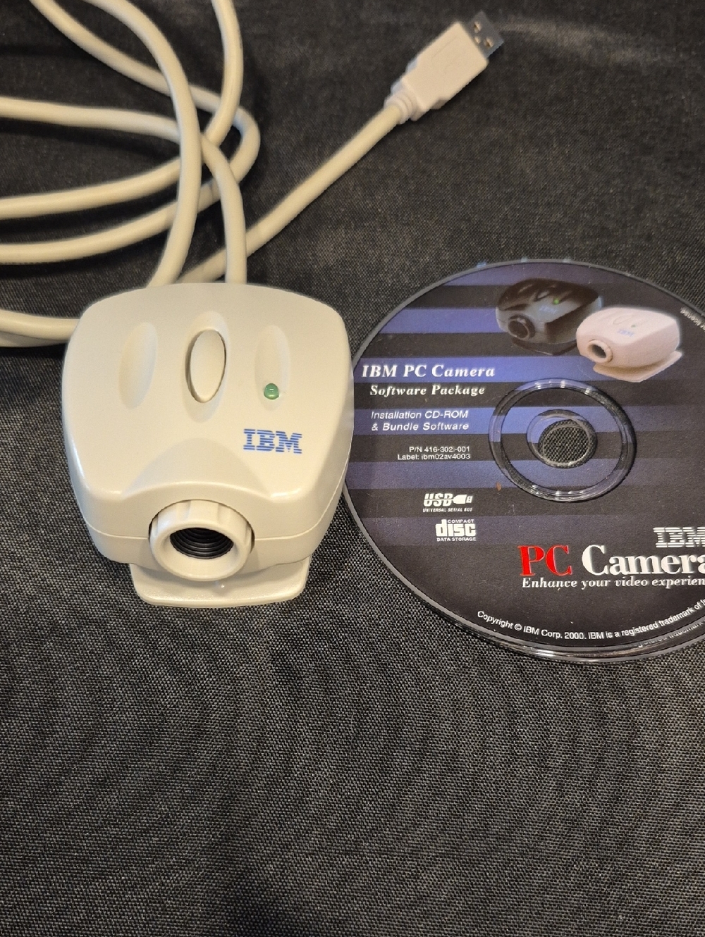Vintage IBM  PC Camera USB Webcam